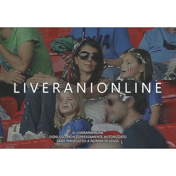 Spagna - Italia Europei 22/06/2008 Vienna nella foto la moglie di perrotta ph luzzani/Ag. Aldo Liverani Sas