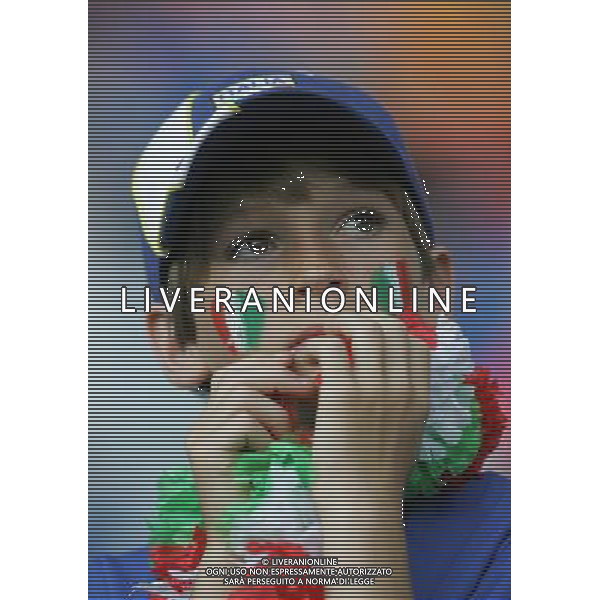 Spagna - Italia Europei 22/06/2008 Vienna nella foto tifosi italia ph luzzani/Ag. Aldo Liverani Sas