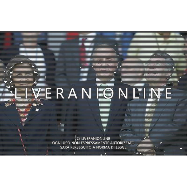 Spagna - Italia Europei 22/06/2008 Vienna nella foto Re juan carlos con la moglie ph luzzani/Ag. Aldo Liverani Sas