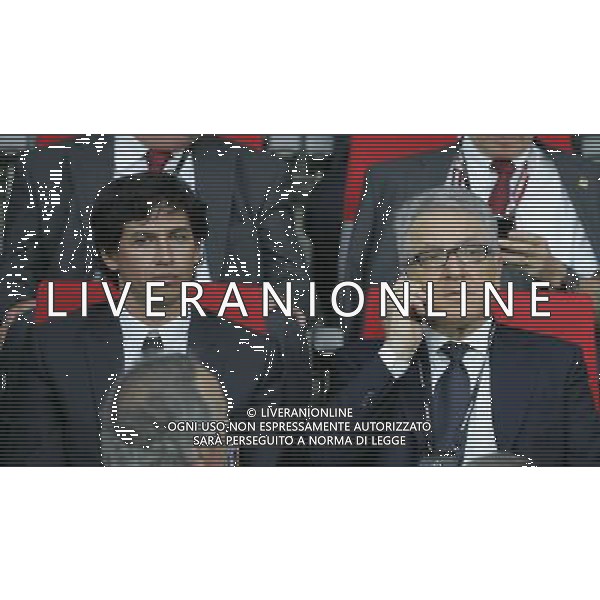 Spagna - Italia Europei 22/06/2008 Vienna nella foto demetrio Albertini, Antonio Matarrese, in tribuna d\'onore ph luzzani/Ag. Aldo Liverani Sas