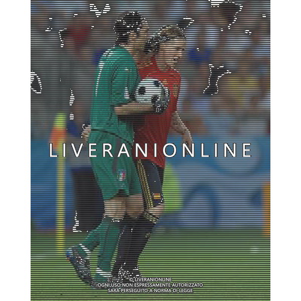 UEFA EURO 2008 Quarti di Finale M28 - Spagna-Italia Vienna - 22.06.2008 Spagna-Italia Nella Foto:BUFFON-TORRES /Ph.Vitez-Ag. Aldo Liverani