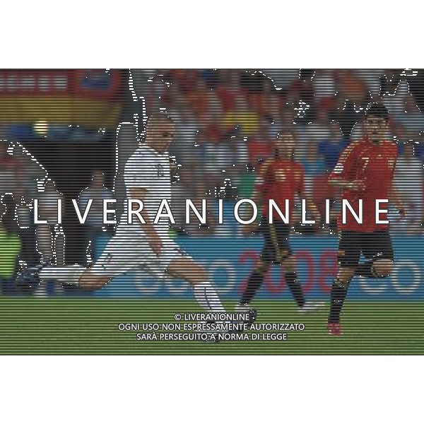 UEFA EURO 2008 Quarti di Finale M28 - Spagna-Italia Vienna - 22.06.2008 Spagna-Italia Nella Foto:DE ROSSI /Ph.Vitez-Ag. Aldo Liverani