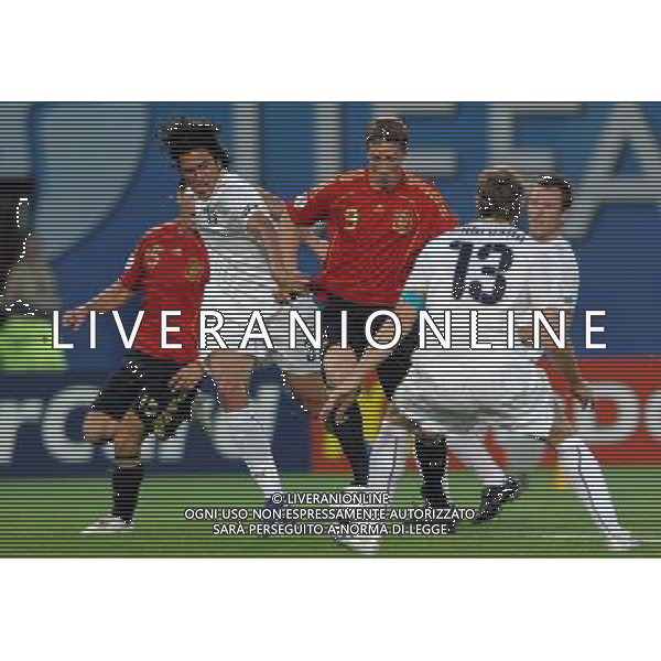 UEFA EURO 2008 Quarti di Finale M28 - Spagna-Italia Vienna - 22.06.2008 Spagna-Italia Nella Foto:TORRES-ZAMBROTTA /Ph.Vitez-Ag. Aldo Liverani