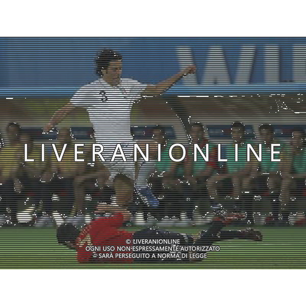 Spagna - Italia Europei 22/06/2008 Vienna nella foto fabio grosso e david villa ph luzzani/Ag. Aldo Liverani Sas