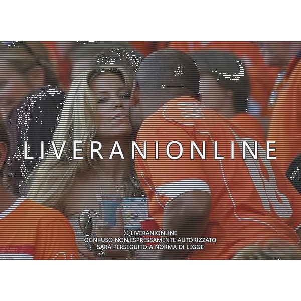 Basilea (CH) 21-06-2008 Campionato europeo calcio EURO2008 quarti di finale olanda-russia 1:3 nella foto silvie van der vaart moglie di rafael van der vaart ph marco luzzani/ag aldo liverani s.a.s.