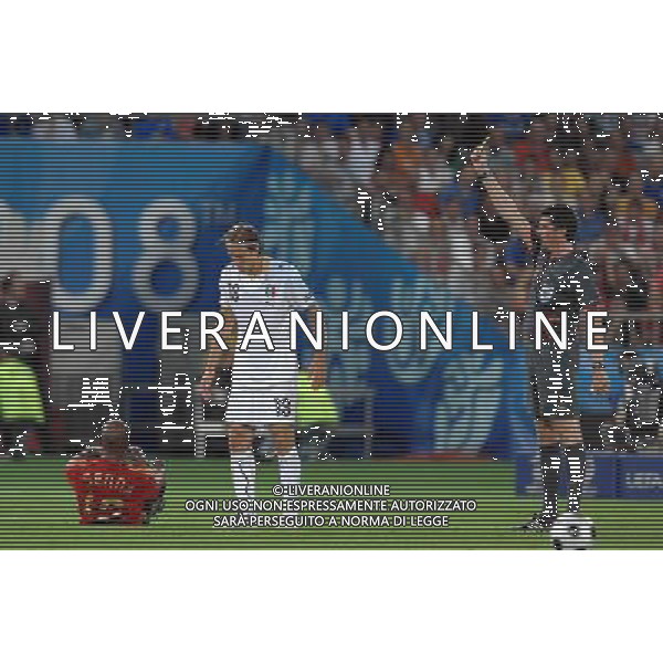 UEFA EURO 2008 Quarti di Finale M28 - Spagna-Italia Vienna - 22.06.2008 Spagna-Italia Nella Foto:AMBROSINI AMMONITO /Ph.Vitez-Ag. Aldo Liverani