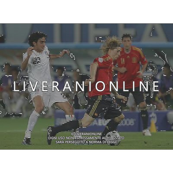 Spagna - Italia Europei 22/06/2008 Vienna nella foto alberto aquilani e fernando torres ph luzzani/Ag. Aldo Liverani Sas
