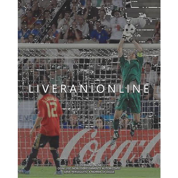 UEFA EURO 2008 Quarti di Finale M28 - Spagna-Italia Vienna - 22.06.2008 Spagna-Italia Nella Foto:PARATA DI BUFFON /Ph.Vitez-Ag. Aldo Liverani