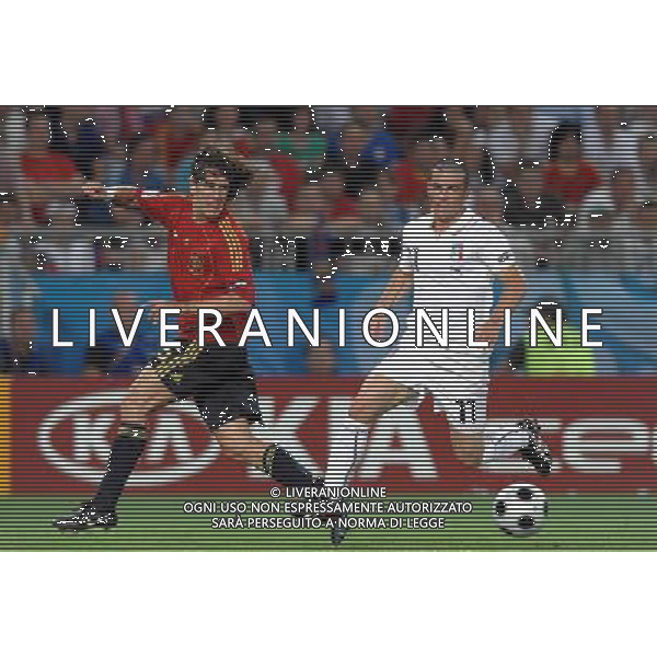 UEFA EURO 2008 Quarti di Finale M28 - Spagna-Italia Vienna - 22.06.2008 Spagna-Italia Nella Foto:PUYOL-DI NATALE /Ph.Vitez-Ag. Aldo Liverani