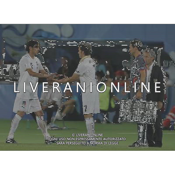 Spagna - Italia Europei 22/06/2008 Vienna nella foto alberto aquilani sostituito da alessandro del piero ph luzzani/Ag. Aldo Liverani Sas