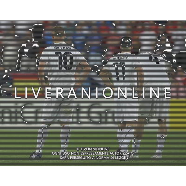 Spagna - Italia Europei 22/06/2008 Vienna nella foto la delusione daniele de rossi e antonio di natale a fine gara ph luzzani/Ag. Aldo Liverani Sas