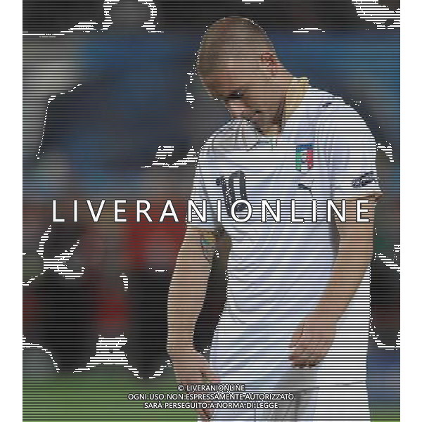 UEFA EURO 2008 Quarti di Finale M28 - Spagna-Italia Vienna - 22.06.2008 Spagna-Italia Nella Foto:DELUSIONE DE ROSSI DOPO IL RIGORE SBAGLIATO /Ph.Vitez-Ag. Aldo Liverani