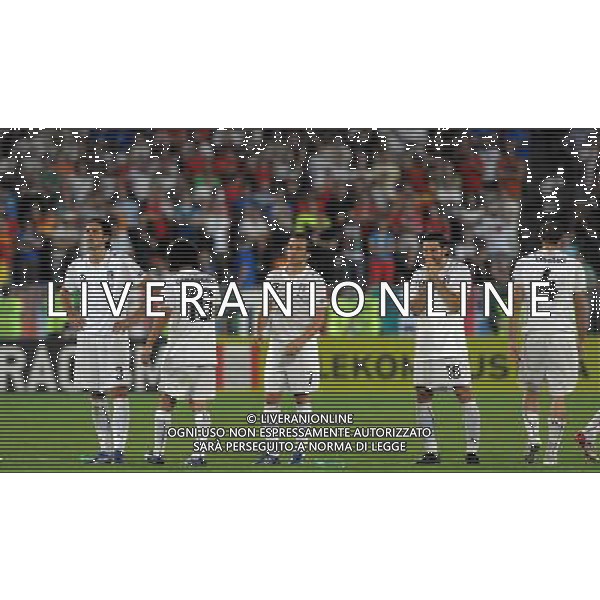 UEFA EURO 2008 Quarti di Finale M28 - Spagna-Italia Vienna - 22.06.2008 Spagna-Italia Nella Foto:DELUSIONE ITALIA /Ph.Vitez-Ag. Aldo Liverani