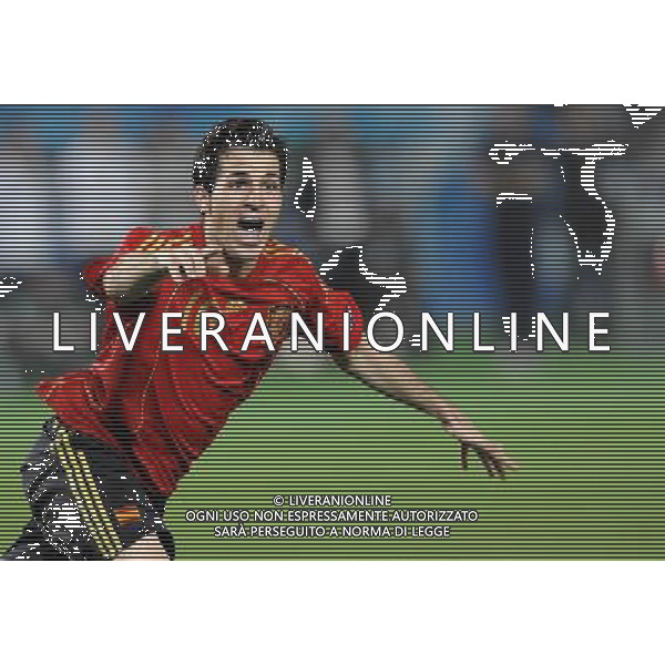 UEFA EURO 2008 Quarti di Finale M28 - Spagna-Italia Vienna - 22.06.2008 Spagna-Italia Nella Foto:FABREGAS ESULTA DOPO IL RIGORE DECISIVO /Ph.Vitez-Ag. Aldo Liverani