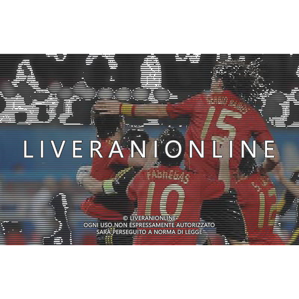 UEFA EURO 2008 Quarti di Finale M28 - Spagna-Italia Vienna - 22.06.2008 Spagna-Italia Nella Foto:SPAGNA EULTANZA FINALE /Ph.Vitez-Ag. Aldo Liverani