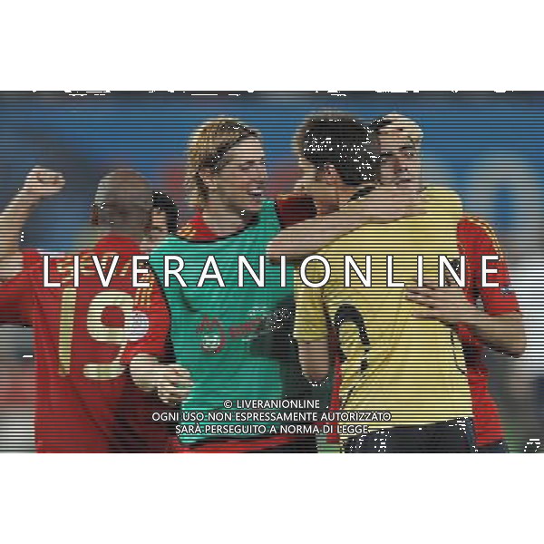 UEFA EURO 2008 Quarti di Finale M28 - Spagna-Italia Vienna - 22.06.2008 Spagna-Italia Nella Foto:TORRES ESULTANZA FINALE /Ph.Vitez-Ag. Aldo Liverani