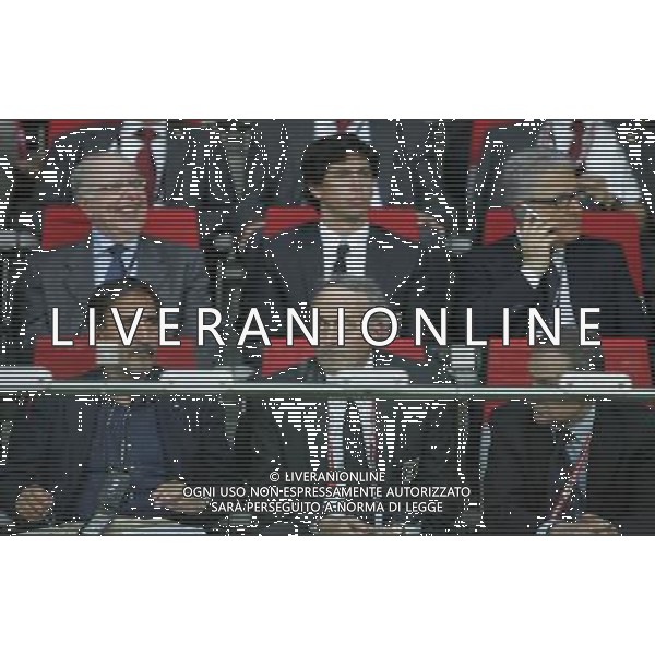 Vienna (AUT) 22-06-2008 Campionato europeo calcio EURO2008 quarto di finale spagna-italia nella foto giancarlo abete, ignazio la russa e gianni petrucci ph marco luzzani/ag aldo liverani s.a.s.