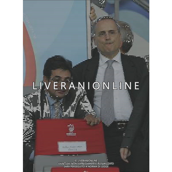 Vienna (AUT) 22-06-2008 Campionato europeo calcio EURO2008 quarto di finale spagna-italia nella foto claudio lotito e guido pancalli ph marco luzzani/ag aldo liverani s.a.s.