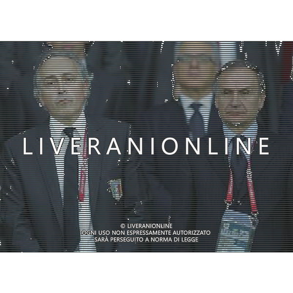 Vienna (AUT) 22-06-2008 Campionato europeo calcio EURO2008 quarto di finale spagna-italia nella foto giancarlo abete e gianni petrucci ph marco luzzani/ag aldo liverani s.a.s.