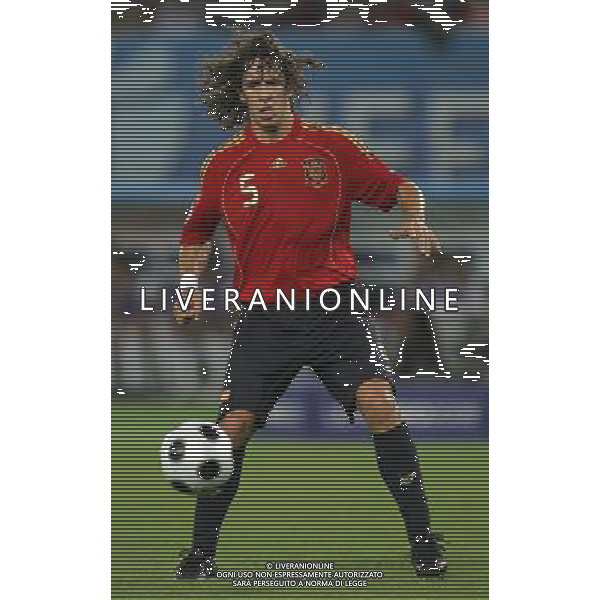 Vienna (AUT) 22-06-2008 Campionato europeo calcio EURO2008 quarto di finale spagna-italia nella foto carles puyol ph marco luzzani/ag aldo liverani s.a.s.
