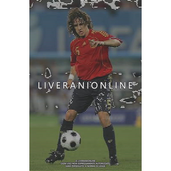 Vienna (AUT) 22-06-2008 Campionato europeo calcio EURO2008 quarto di finale spagna-italia nella foto carles puyol ph marco luzzani/ag aldo liverani s.a.s.