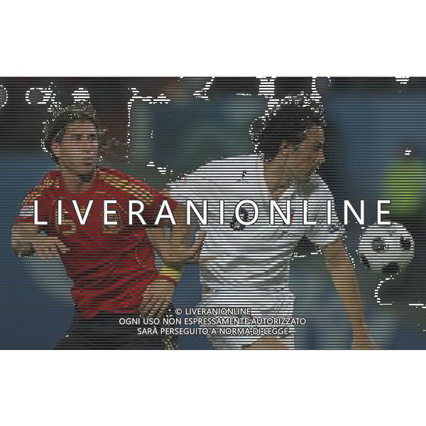 Vienna (AUT) 22-06-2008 Campionato europeo calcio EURO2008 quarto di finale spagna-italia nella foto sergio ramos e luca toni ph marco luzzani/ag aldo liverani s.a.s.