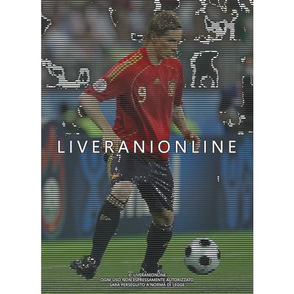 Vienna (AUT) 22-06-2008 Campionato europeo calcio EURO2008 quarto di finale spagna-italia nella foto fernando torres ph marco luzzani/ag aldo liverani s.a.s.