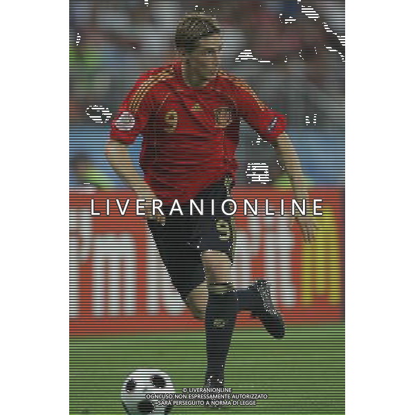 Vienna (AUT) 22-06-2008 Campionato europeo calcio EURO2008 quarto di finale spagna-italia nella foto fernando torres ph marco luzzani/ag aldo liverani s.a.s.