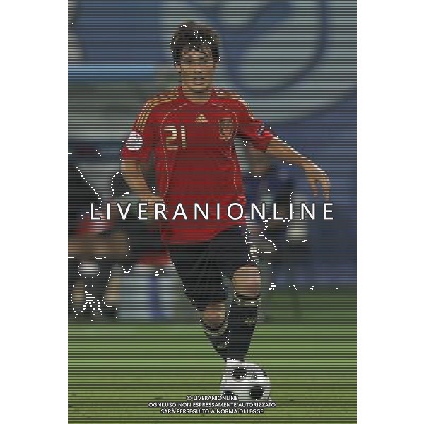 Vienna (AUT) 22-06-2008 Campionato europeo calcio EURO2008 quarto di finale spagna-italia nella foto david silva ph marco luzzani/ag aldo liverani s.a.s.