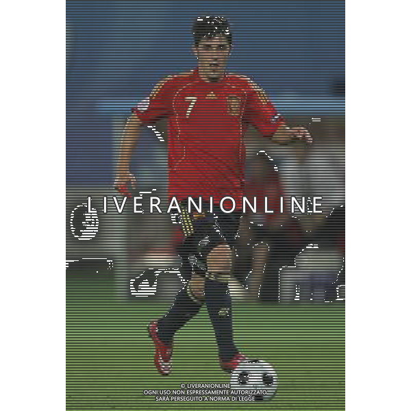 Vienna (AUT) 22-06-2008 Campionato europeo calcio EURO2008 quarto di finale spagna-italia nella foto david villa ph marco luzzani/ag aldo liverani s.a.s.