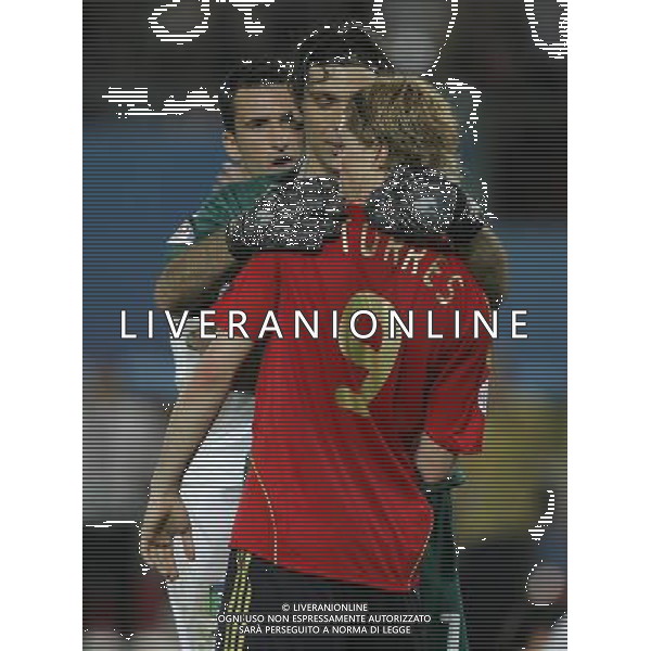 Vienna (AUT) 22-06-2008 Campionato europeo calcio EURO2008 quarto di finale spagna-italia nella foto gianluigi buffon, fernando torres e christian panucci ph marco luzzani/ag aldo liverani s.a.s.