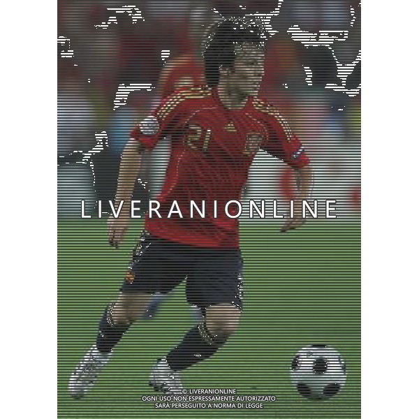 Vienna (AUT) 22-06-2008 Campionato europeo calcio EURO2008 quarto di finale spagna-italia nella foto david silva ph marco luzzani/ag aldo liverani s.a.s.