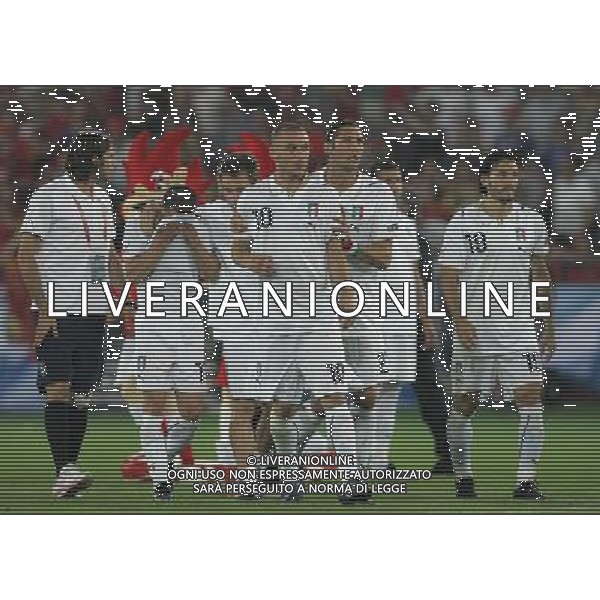 Vienna (AUT) 22-06-2008 Campionato europeo calcio EURO2008 quarto di finale spagna-italia nella foto marco materazzi consola daniele de rossi ph marco luzzani/ag aldo liverani s.a.s.