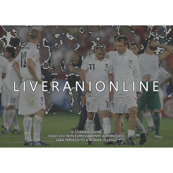 Vienna (AUT) 22-06-2008 Campionato europeo calcio EURO2008 quarto di finale spagna-italia nella foto antonio cassano consola antonio di natale ph marco luzzani/ag aldo liverani s.a.s.