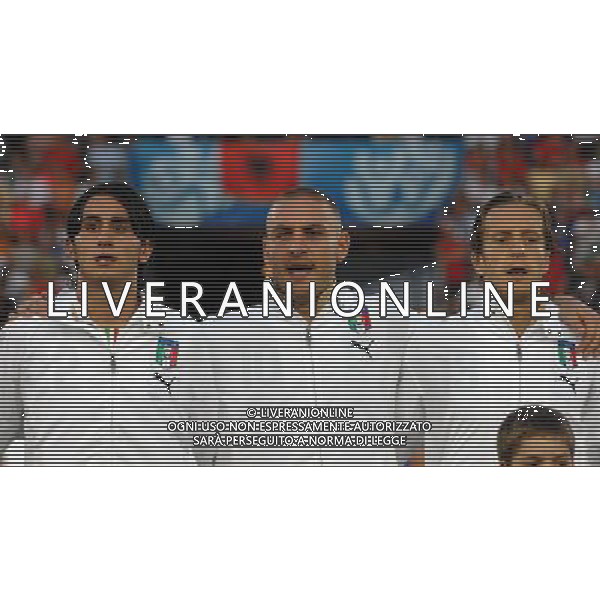 UEFA EURO 2008 Quarti di Finale M28 - Spagna-Italia Vienna - 22.06.2008 Spagna-Italia Nella Foto:AQUILANI ALBERTO-DE ROSSI DANIELE-AMBROSINI MASSIMO /Ph.Vitez-Ag. Aldo Liverani