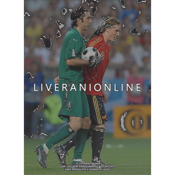 UEFA EURO 2008 Quarti di Finale M28 - Spagna-Italia Vienna - 22.06.2008 Spagna-Italia Nella Foto:BUFFON GIANLUIGI-TORRES FERNANDO /Ph.Vitez-Ag. Aldo Liverani