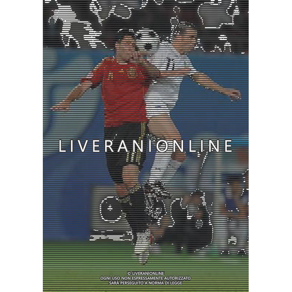 UEFA EURO 2008 Quarti di Finale M28 - Spagna-Italia Vienna - 22.06.2008 Spagna-Italia Nella Foto:CAPDEVILLA JOAN-DI NATALE ANTONIO /Ph.Vitez-Ag. Aldo Liverani