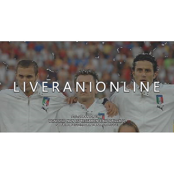 UEFA EURO 2008 Quarti di Finale M28 - Spagna-Italia Vienna - 22.06.2008 Spagna-Italia Nella Foto:CHIELLINI GIORGIO-CASSANO ANTONIO-GROSSO FABIO /Ph.Vitez-Ag. Aldo Liverani