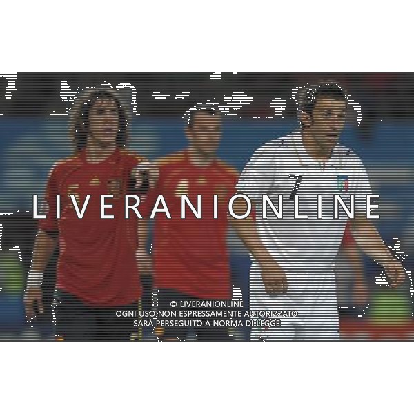 UEFA EURO 2008 Quarti di Finale M28 - Spagna-Italia Vienna - 22.06.2008 Spagna-Italia Nella Foto:DEL PIERO ALESSANDRO /Ph.Vitez-Ag. Aldo Liverani