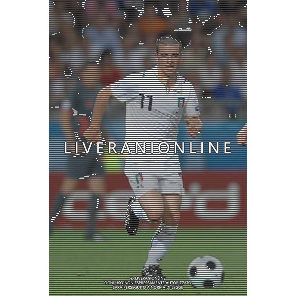 UEFA EURO 2008 Quarti di Finale M28 - Spagna-Italia Vienna - 22.06.2008 Spagna-Italia Nella Foto:DI NATALE ANTONIO /Ph.Vitez-Ag. Aldo Liverani