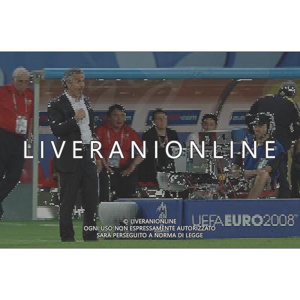 UEFA EURO 2008 Quarti di Finale M28 - Spagna-Italia Vienna - 22.06.2008 Spagna-Italia Nella Foto:DONADONI ROBERTO /Ph.Vitez-Ag. Aldo Liverani