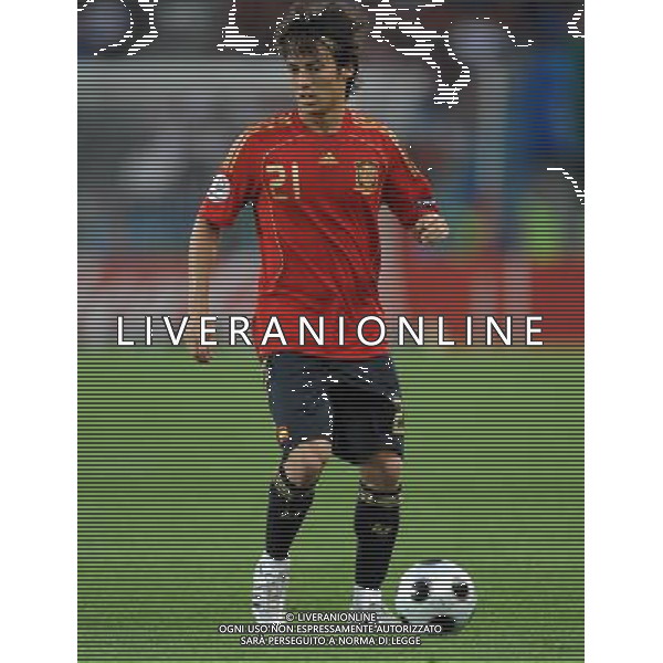 UEFA EURO 2008 Quarti di Finale M28 - Spagna-Italia Vienna - 22.06.2008 Spagna-Italia Nella Foto:SILVA DAVID /Ph.Vitez-Ag. Aldo Liverani