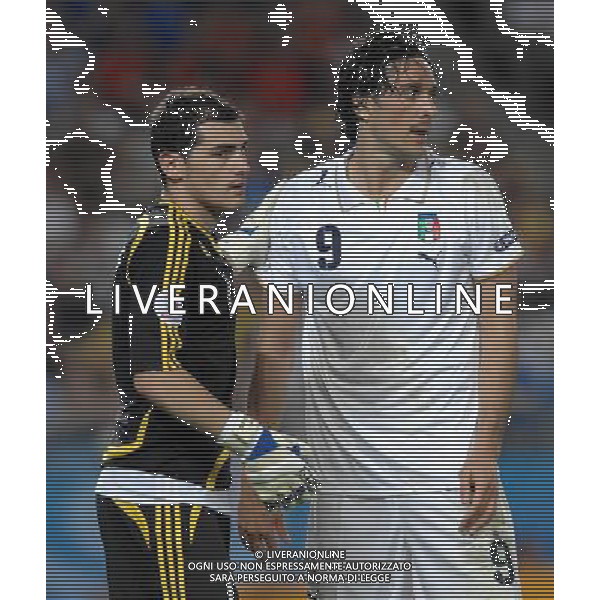 UEFA EURO 2008 Quarti di Finale M28 - Spagna-Italia Vienna - 22.06.2008 Spagna-Italia Nella Foto:TONI LUCA-CASILLAS IKER /Ph.Vitez-Ag. Aldo Liverani