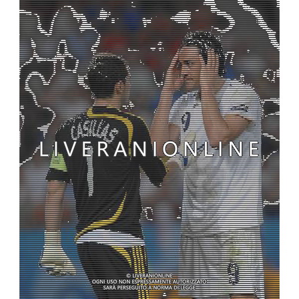 UEFA EURO 2008 Quarti di Finale M28 - Spagna-Italia Vienna - 22.06.2008 Spagna-Italia Nella Foto:TONI LUCA-CASILLAS IKER /Ph.Vitez-Ag. Aldo Liverani