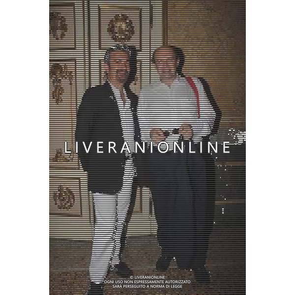 FERDINANDO BRUNI -- ELIO DE CAPITANI CONFERENZA STAMPA TEATRO STABILE DI GENOVA PER PRESENTAZIONE SPETTACOLO \' L\'ANIMA BUONA DEL SEZUAN\' DI BERTOLD BRECHT CIRCOLO DELLA STAMPA - MILANO © SORANO - AG. ALDO LIVERANI SAS