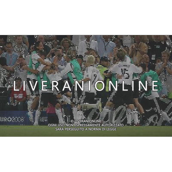 Germania - Turchia 25.06.2008 semifinali Europei nella foto esultanza dei giocatori della germania dopo il gol del 3-2 di LAHM con KURANYI, FRITZ, SCHWEINSTEIGER, BOROWSKI copyright by firo sportphoto/Ag. Aldo Liverani Sas - ITALY ONLY -