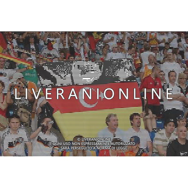 Germania - Turchia 25.06.2008 semifinali Europei nella foto Bandiera tedesca e turca copyright by firo sportphoto/Ag. Aldo Liverani Sas - ITALY ONLY -