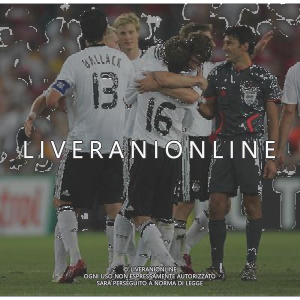 Germania - Turchia 25.06.2008 semifinali Europei nella foto esultanza dopo il gol di Philipp Lahm copyright by firo sportphoto/Ag. Aldo Liverani Sas - ITALY ONLY -