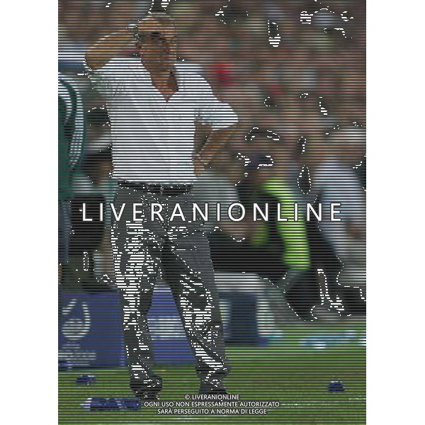 Germania - Turchia 25.06.2008 semifinali Europei nella foto la delusione di Fatih Terim copyright by firo sportphoto/Ag. Aldo Liverani Sas - ITALY ONLY -