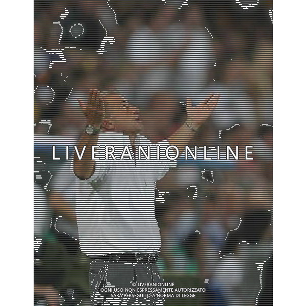 Germania - Turchia 25.06.2008 semifinali Europei nella foto la delusione di Fatih Terim copyright by firo sportphoto/Ag. Aldo Liverani Sas - ITALY ONLY -